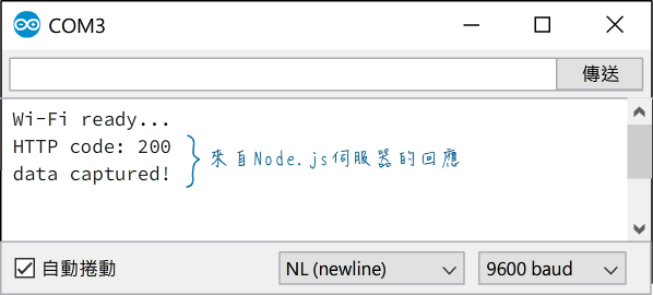 从ESP8266连结Node.js并传送JSON数据 - 网