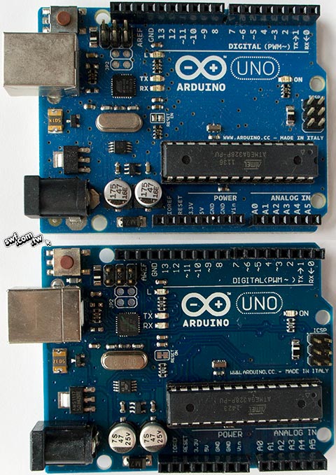 原廠和盜版的Arduino板比較