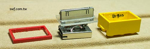 LEGO microSD reader parts