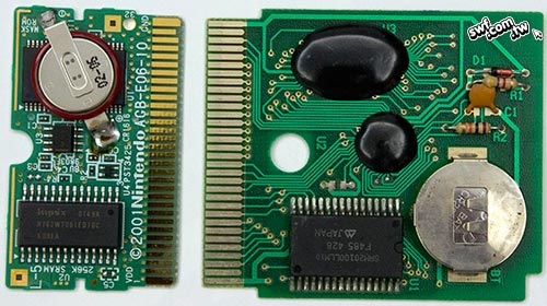 GBA和GB遊戲卡的印刷電路板