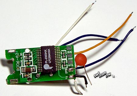 USB轉TTL序列板焊接導線