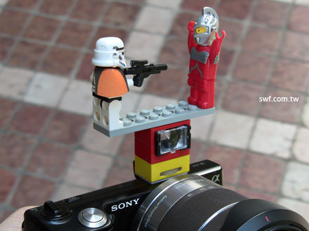 LEGO Star Wars Stormtrooper and Japanese Ultraman