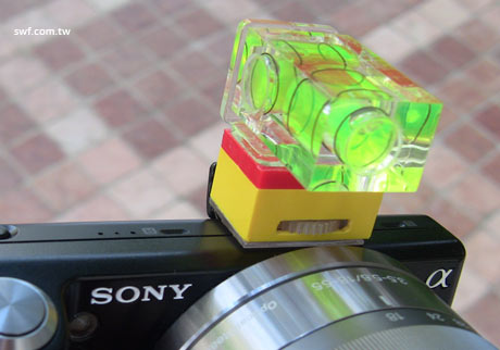 Sony NEX照相機的樂高積木雙軸水平儀