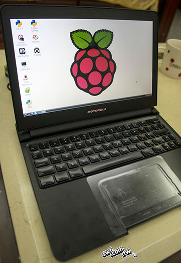 Raspberry Pi連接Moto Atrix Lapdock
