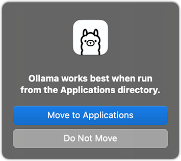 Move to Applications