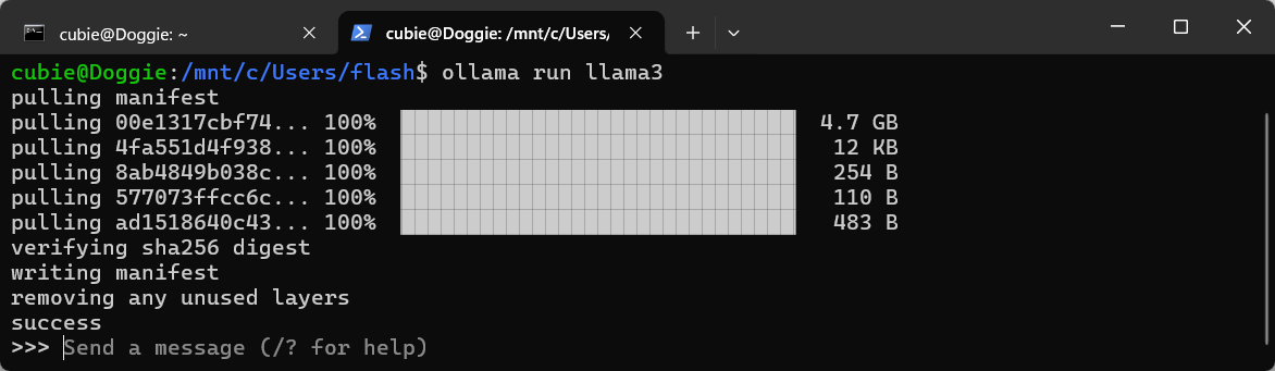安裝Meta提供的Llama 3語言模型