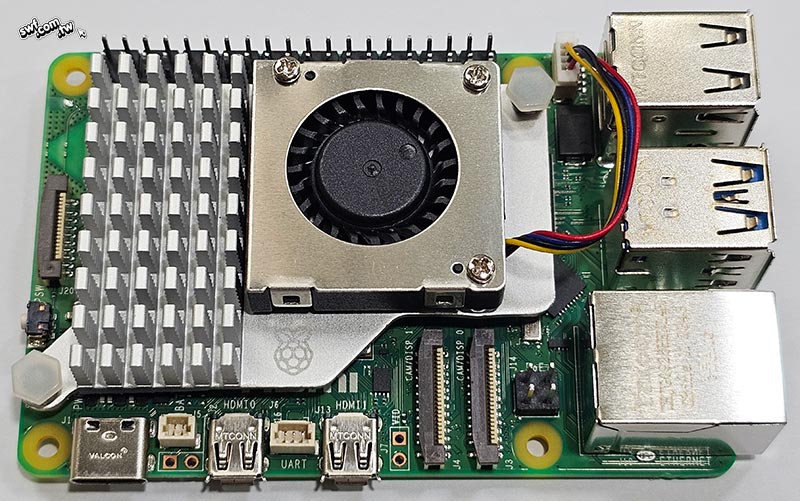 Raspberry Pi 5主動式散熱器