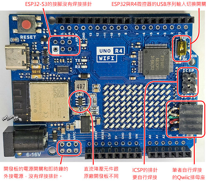 Arduino UNO R4 WiFi相容板