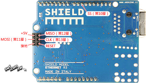 Arduino Ethernet Shield ICSP