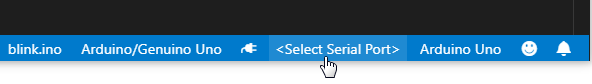 “Select Serial Port”鈕