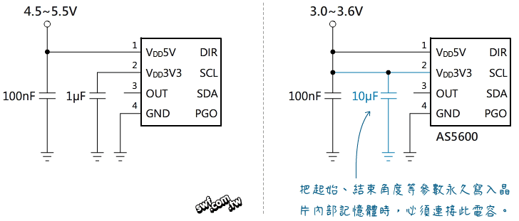 AS5600的電源電路