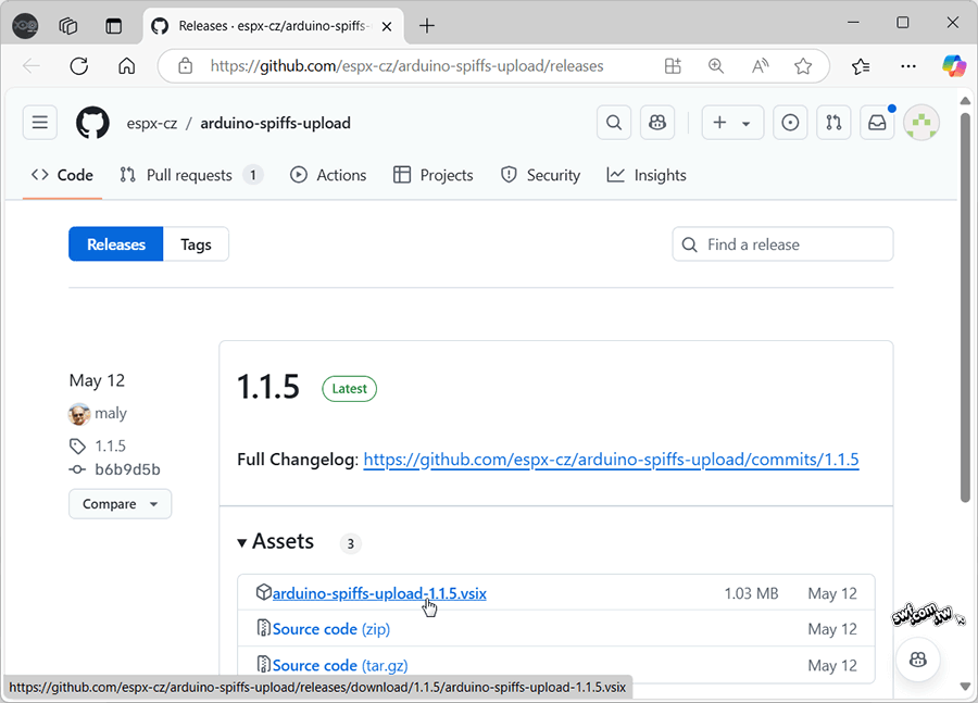 下載arduino-spiffs-upload