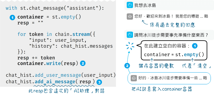 連續對話型聊天機器人