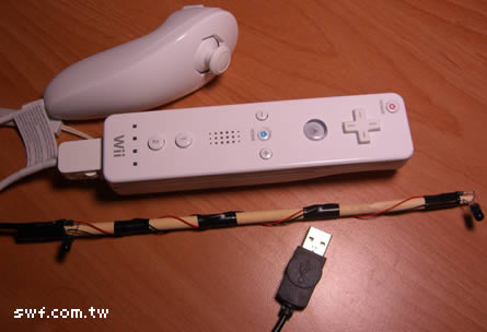 Wii Remote和紅外線發射器