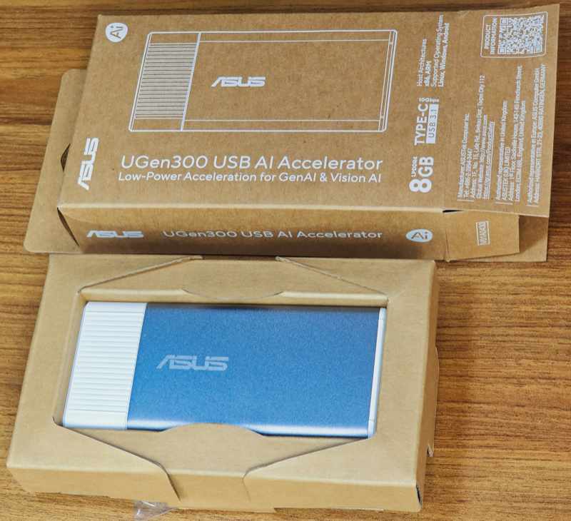 ASUS UGen300 USB AI加速器的包裝