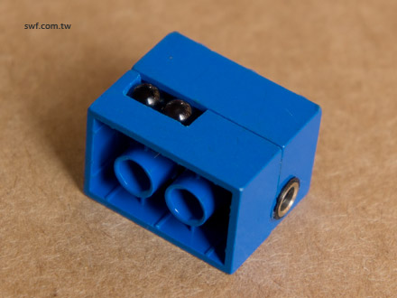 IR transmitter in a LEGO brick