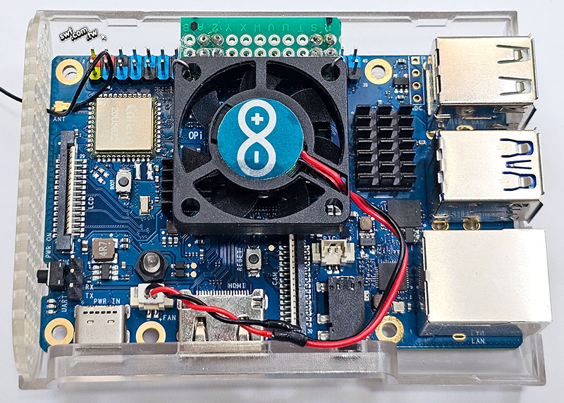 香橙派3B的散熱風扇