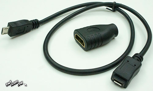 Miccro USB延長線以及Micro HDMI轉接頭
