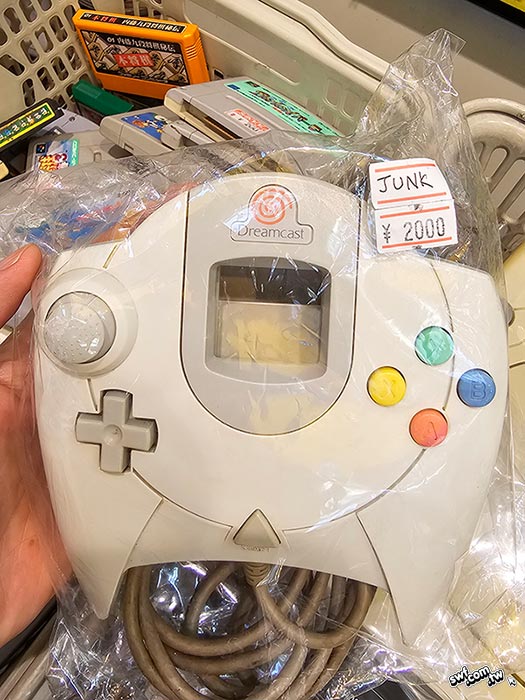 SEGA Dreamcast遊戲機控制器廢品